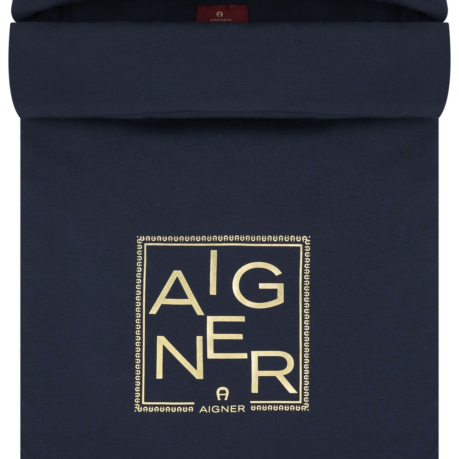 Baby Boys Navy Blue & Gold Logo Nest, 3, hi-res