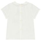 Baby Boys White & Beige Shorts Set, 1, hi-res