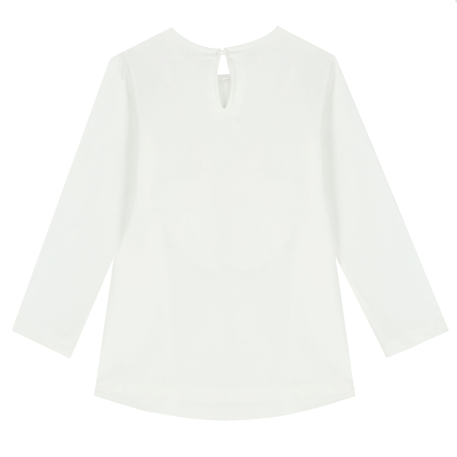 Girls Ivory Crossbody Bag Long Sleeve Top, 1, hi-res image number null