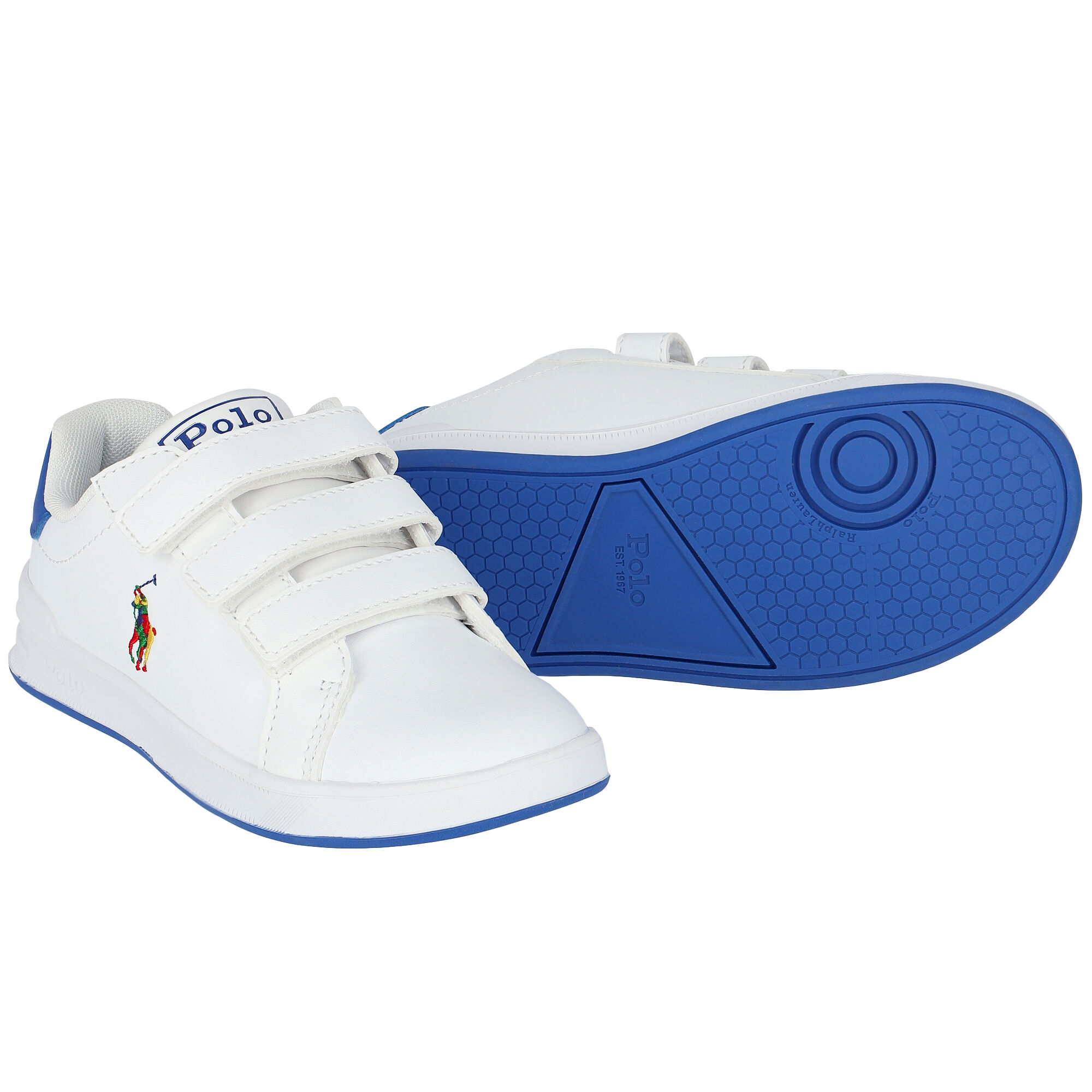 Childrens ralph lauren trainers top