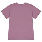 Girls Purple Shooting Stars T-Shirt, 1, hi-res