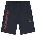 Navy Blue Disney Logo Shorts Set, 1, hi-res