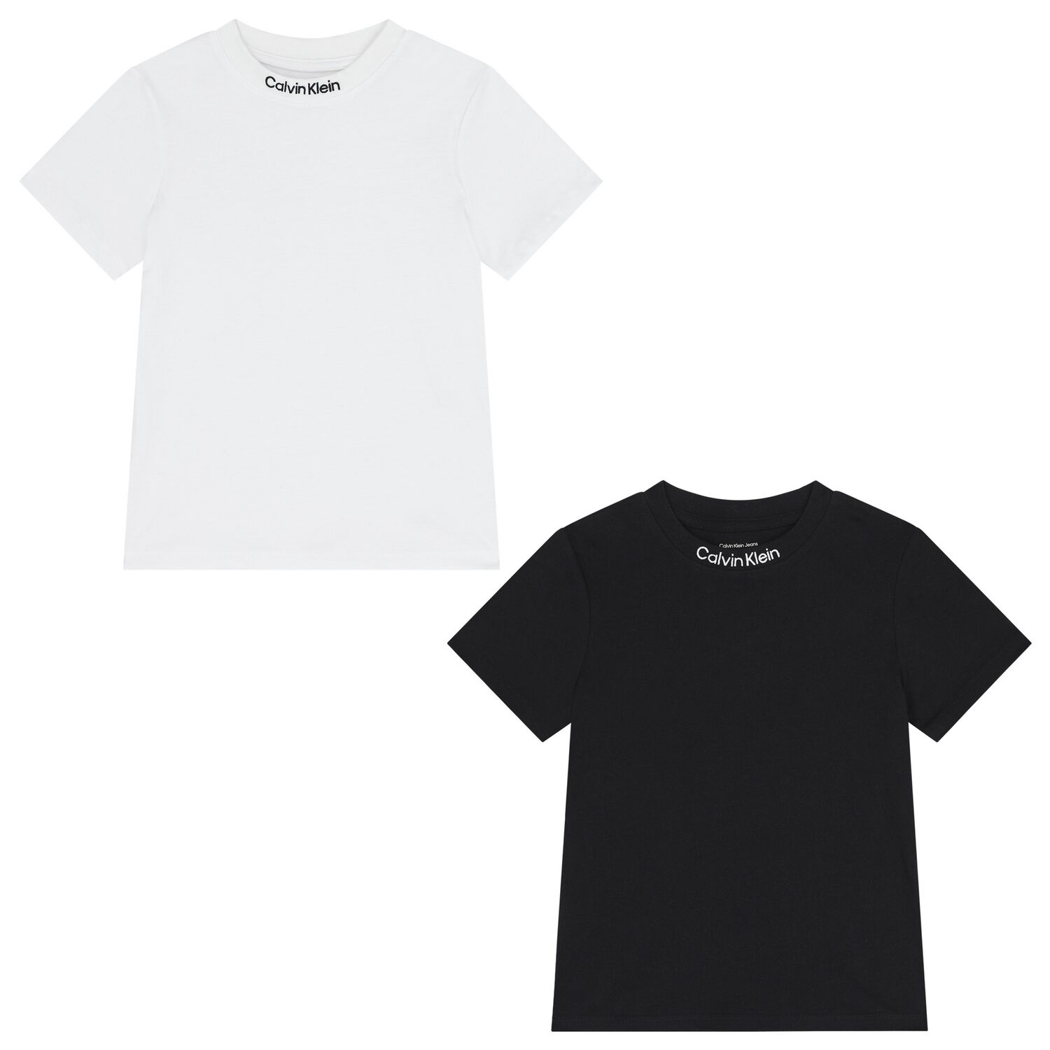 Boys Black & White Logo T-Shirts ( 2-Pack ), 3, hi-res