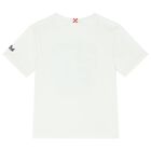 Boys White Vespa T-Shirt, 1, hi-res