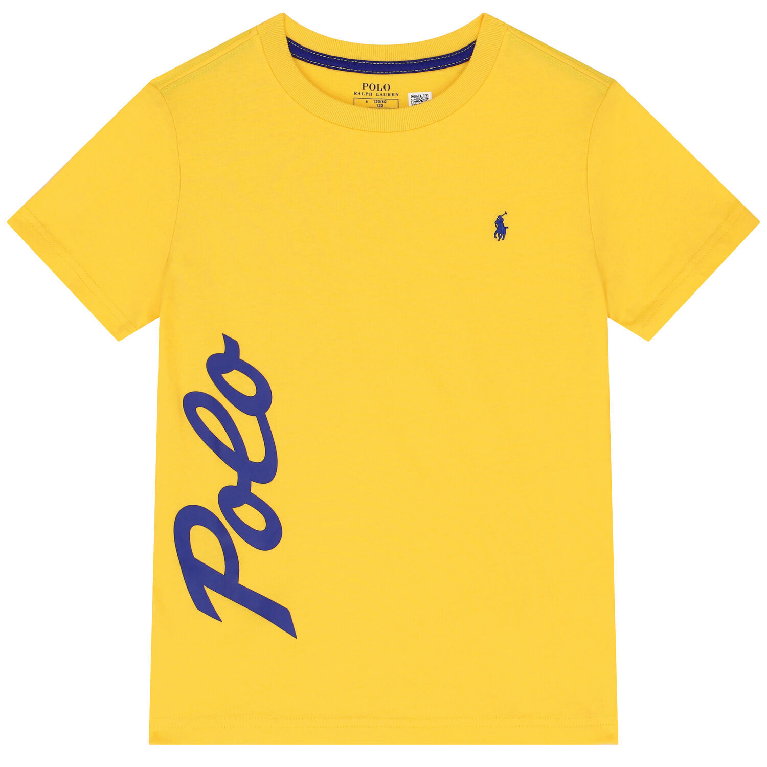 Boys Yellow Logo T-Shirt, 3, hi-res
