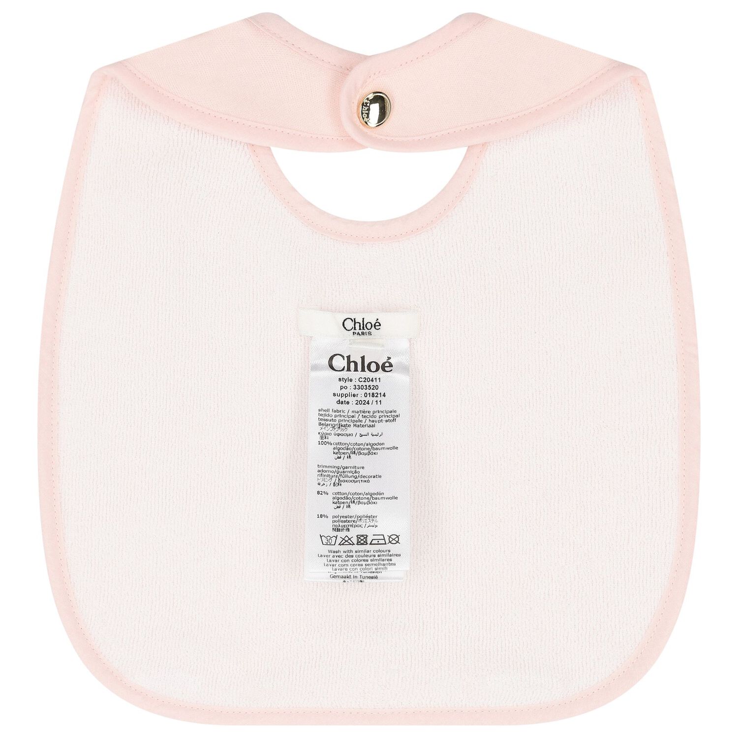 Baby Girls Ivory & Pink Babygrow Gift Set, 1, hi-res