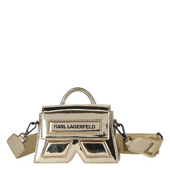 Girls Gold Logo Handbag