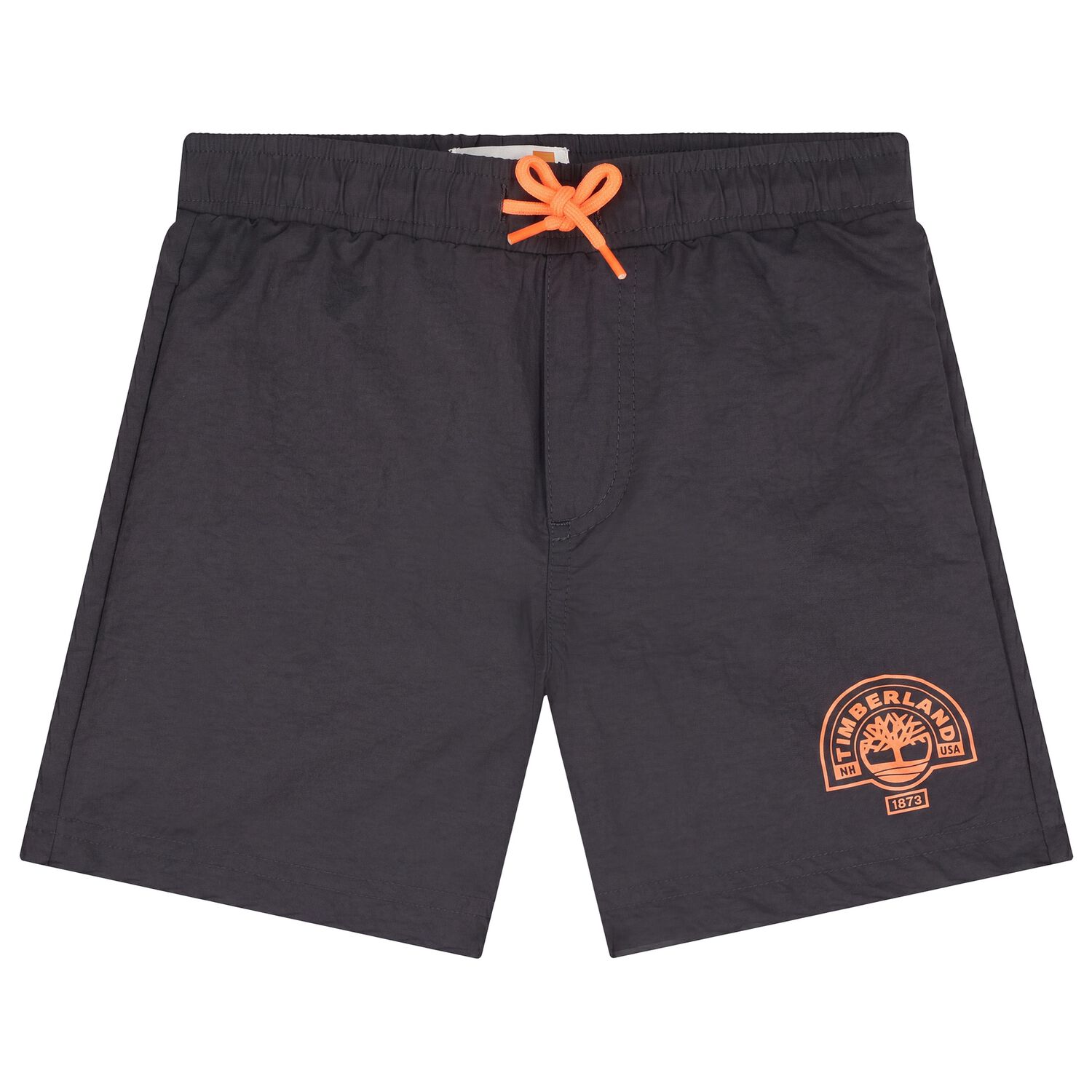 Boys Grey Logo Swim Shorts, 1, hi-res