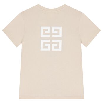 Beige Logo T-Shirt