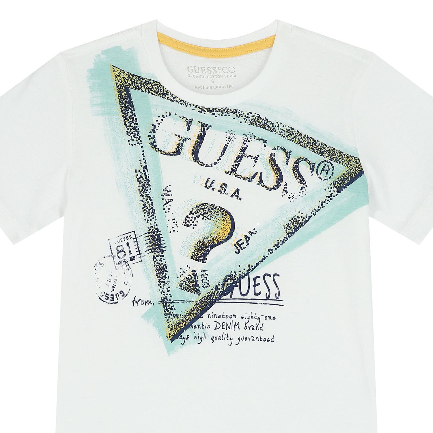 Boys White Logo T-Shirt, 1, hi-res