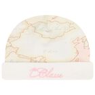 Baby Girls Ivory, Pink & Beige Geo Map Babygrow Set, 1, hi-res