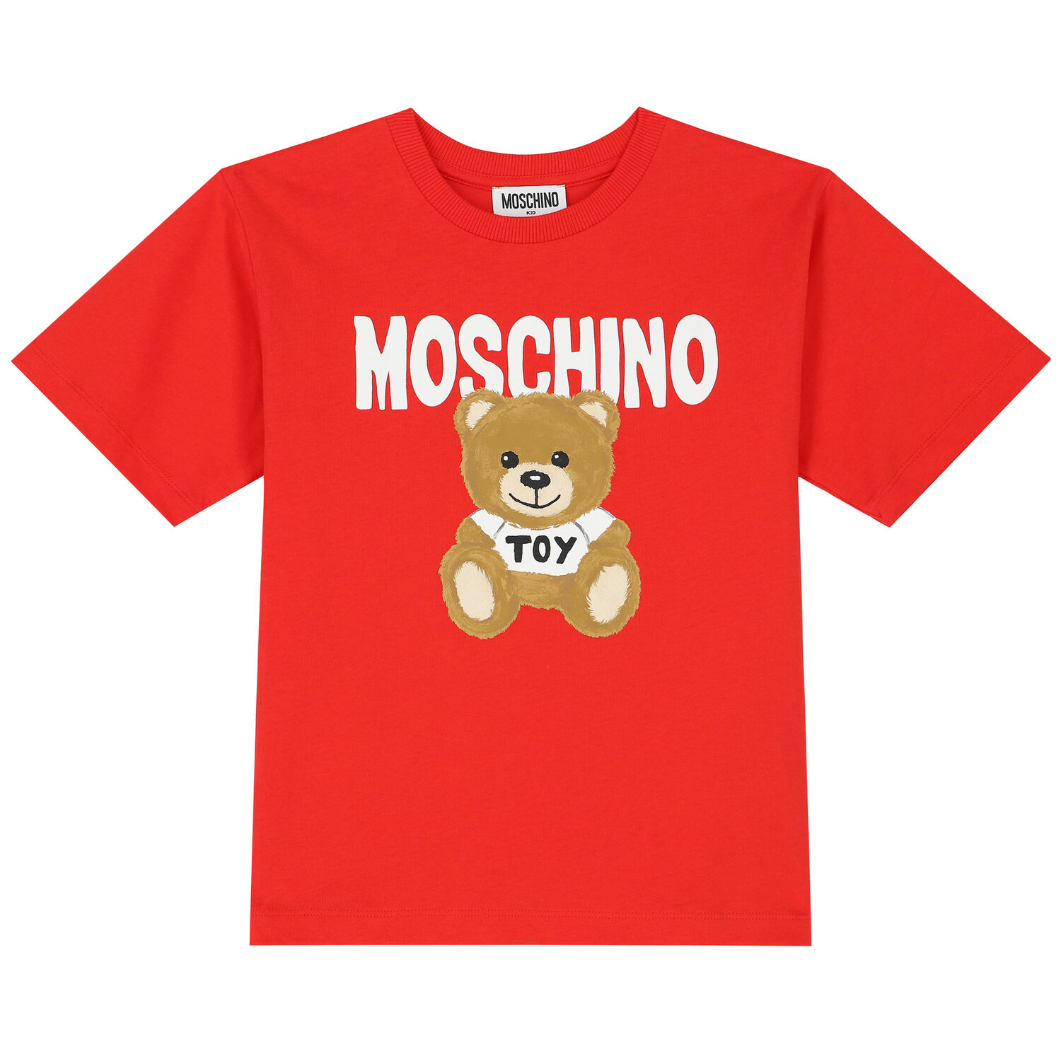 Red Teddy Logo T-Shirt, 3, hi-res