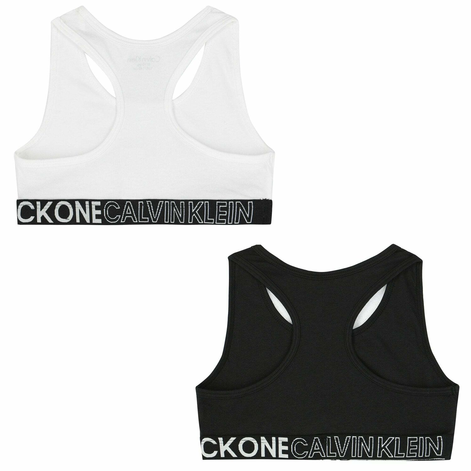 Girls Black & White Bra Tops (2-Pack), 1, hi-res image number null