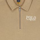 Boys Beige Logo Sweatshirt, 1, hi-res