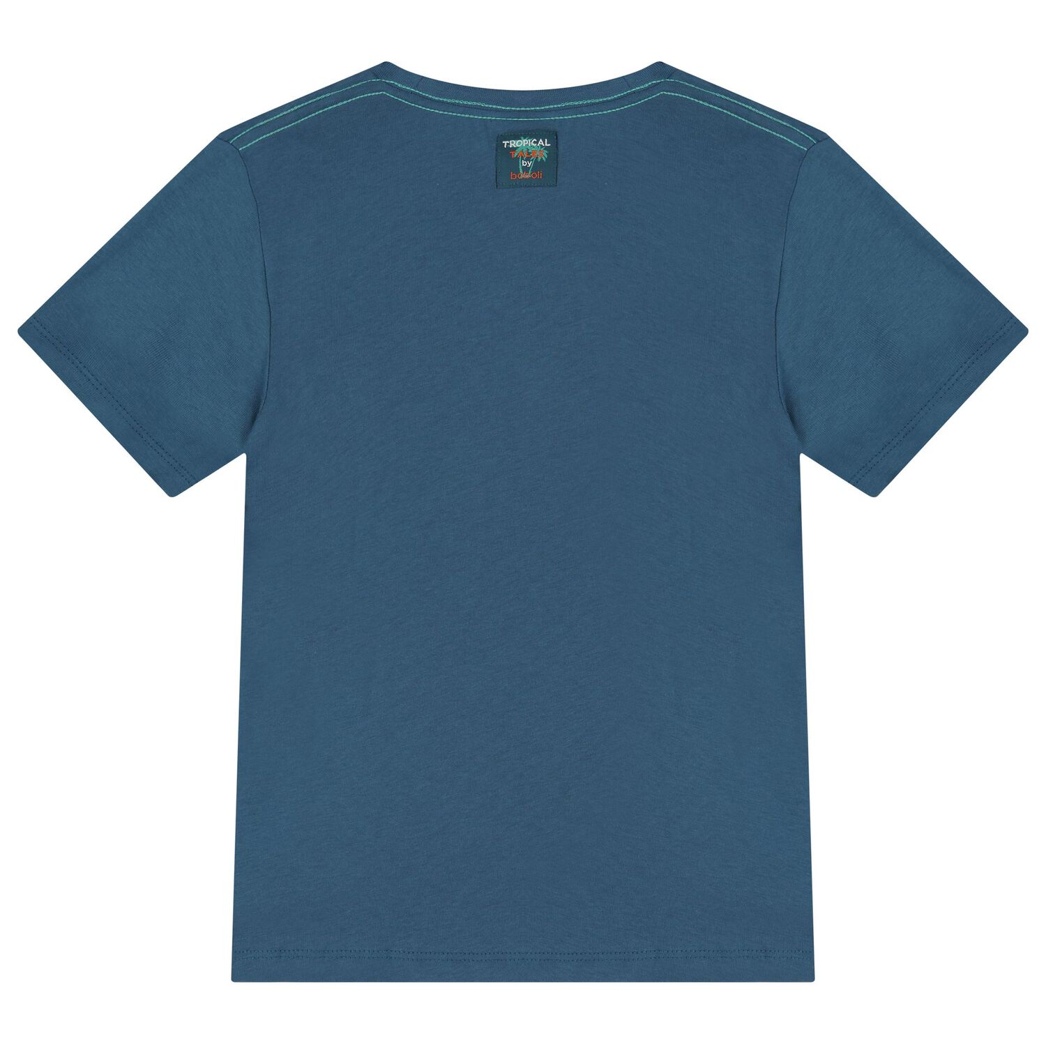 Boys Blue & Orange Shorts Set, 1, hi-res