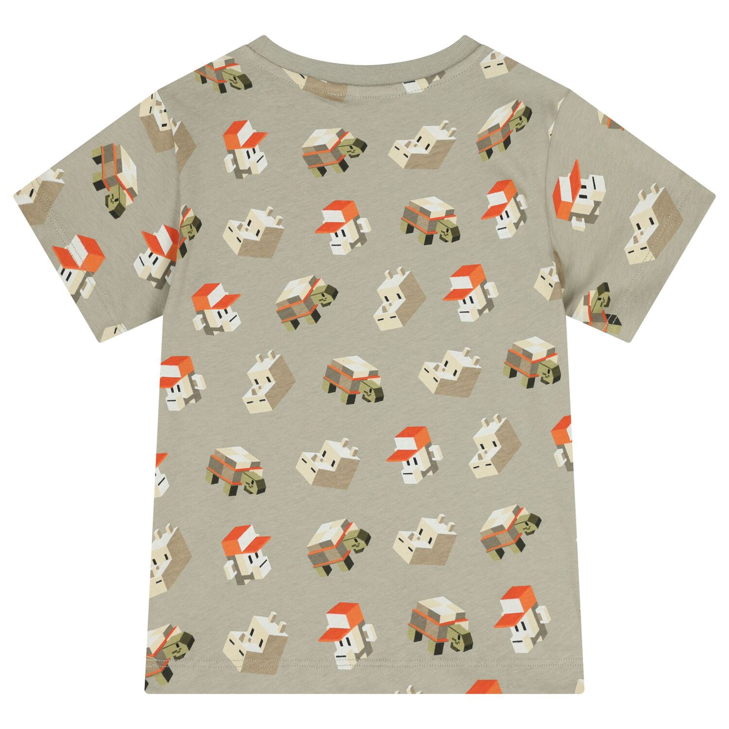 Boys White, Green & Orange Shorts Set, 1, hi-res