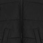 Boys Black Logo Puffer Jacket, 1, hi-res