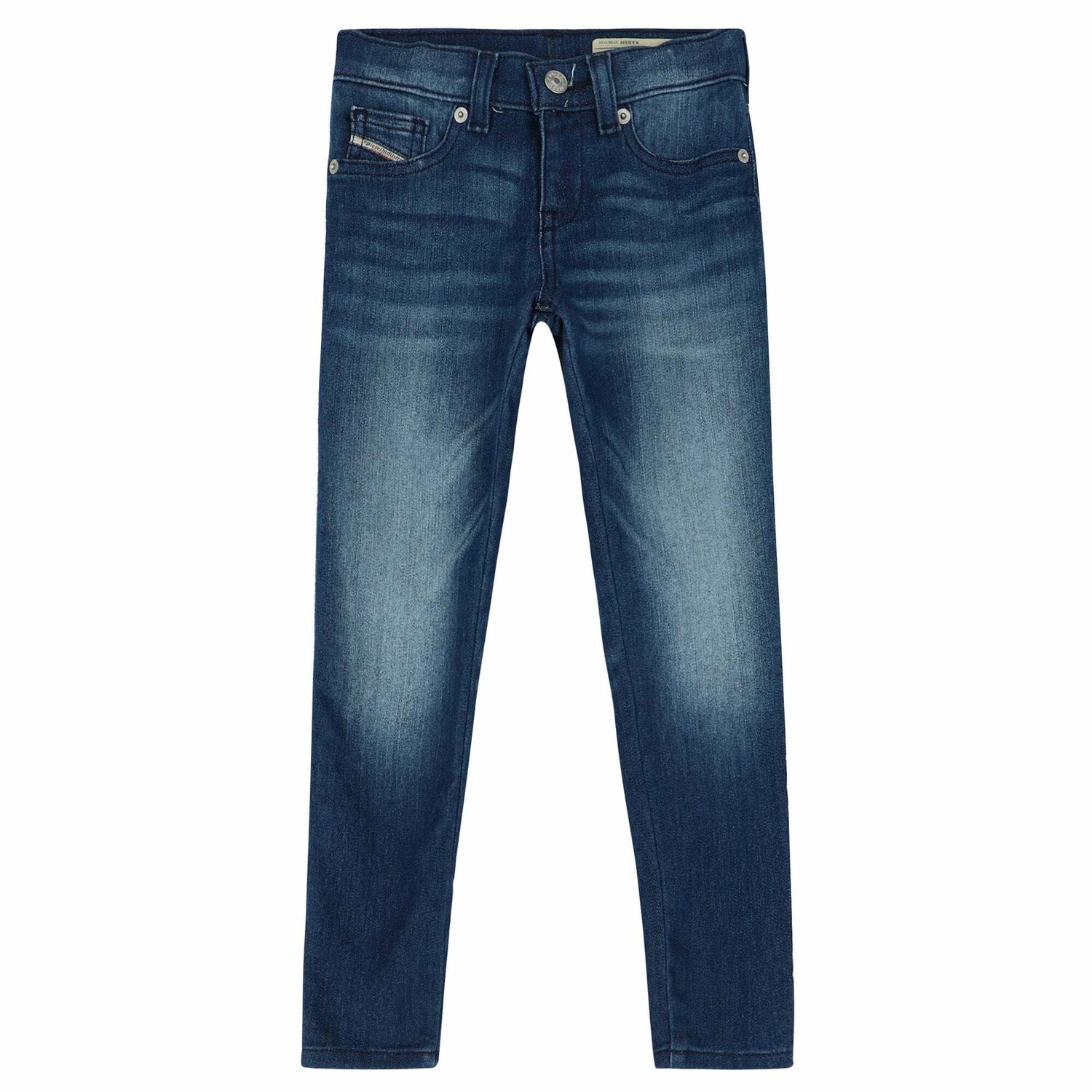 Girls Blue Denim Jeans, 1, hi-res