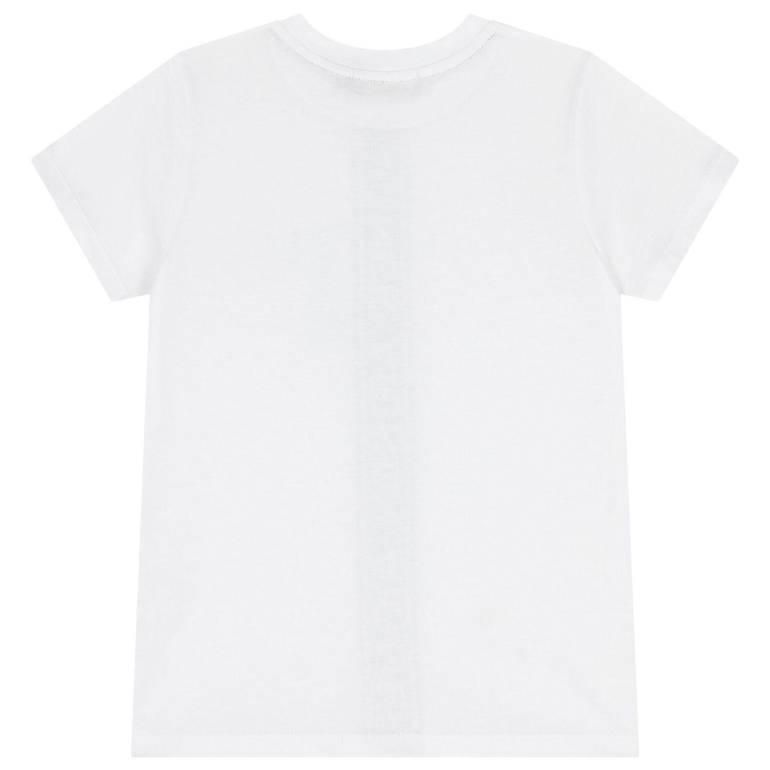 Boys White Logo T-Shirt, 1, hi-res