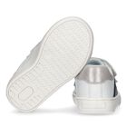 Boys White Logo Trainers, 1, hi-res