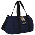 Navy Blue Teddy Bear Logo Baby Changing Bag, 2, hi-res