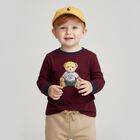 Baby Boys Red & Beige Tracksuit, 1, hi-res