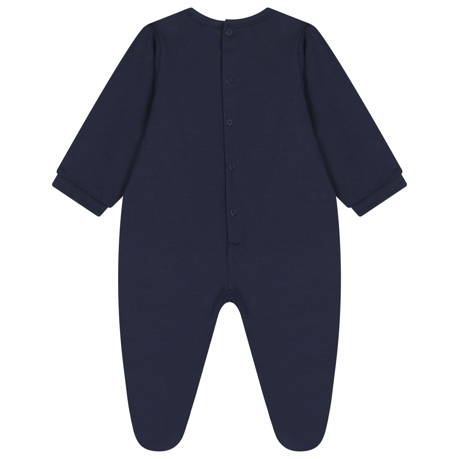 Baby Boys Navy Blue & Gold Babygrow, Hat & Bib Gift Set, 1, hi-res image number null