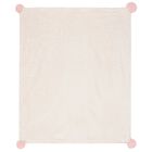 Pink & Ivory Faux Fur Baby Blanket, 2, hi-res