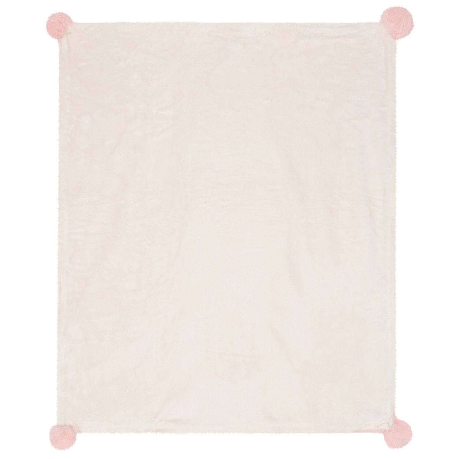 Pink & Ivory Faux Fur Baby Blanket, 2, hi-res