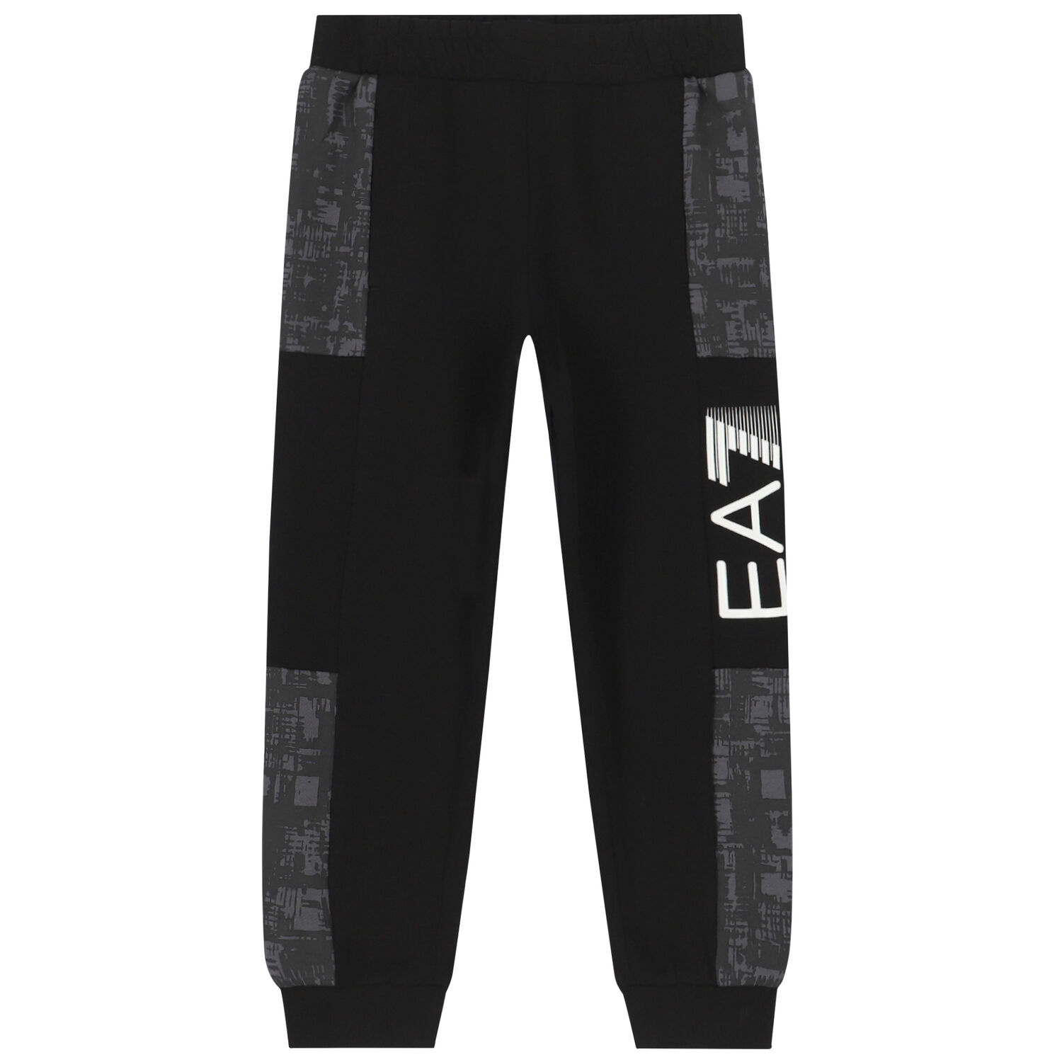 Boys Black & Grey Logo Joggers, 1, hi-res image number null