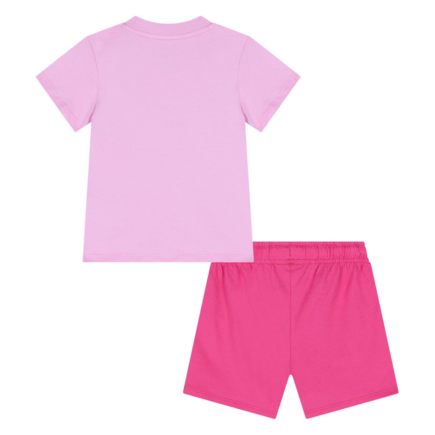 Younger Girls Pink Logo Shorts Set, 7, hi-res