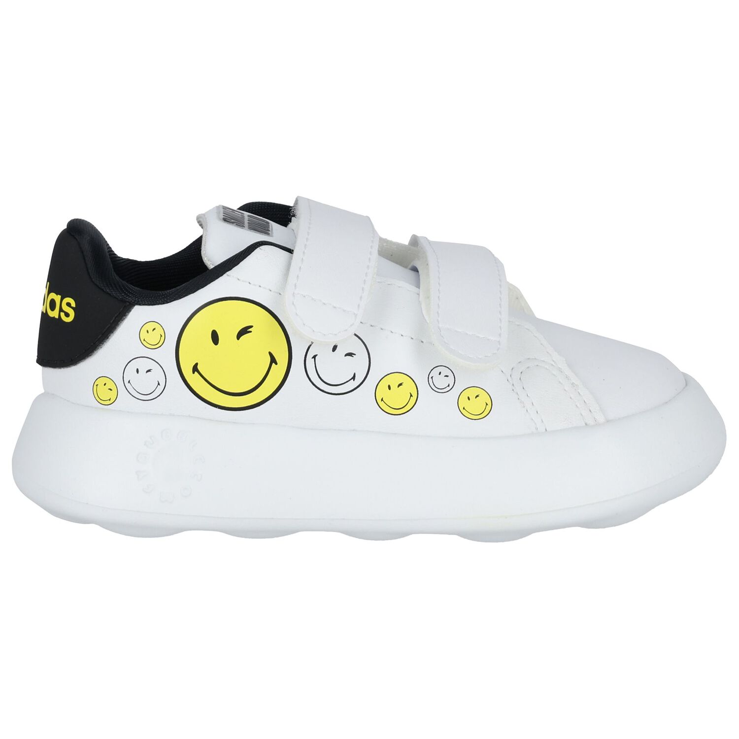 White Advantage Smiley World Trainers, 1, hi-res