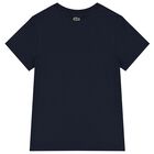Boys Navy Blue Logo T-Shirt, 1, hi-res