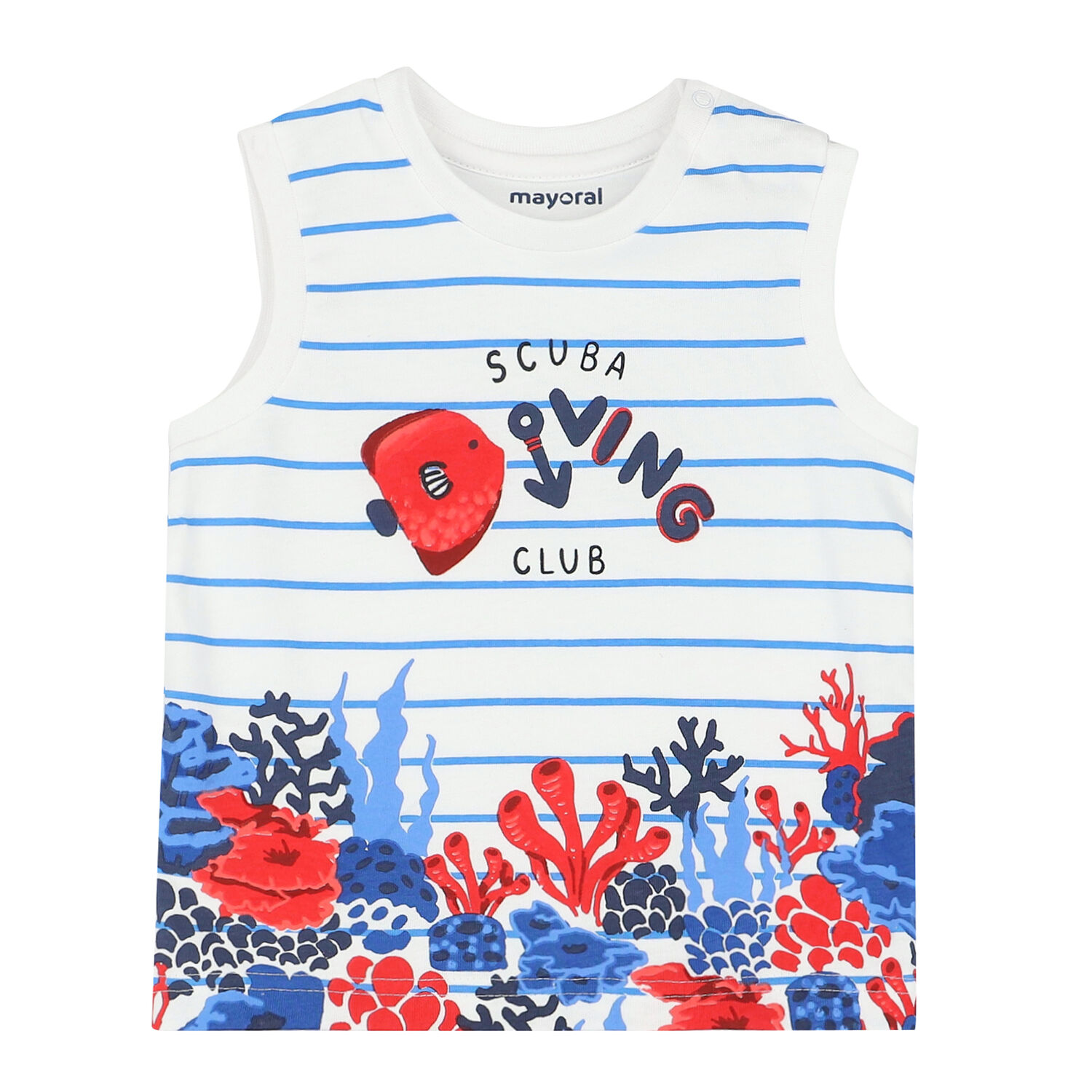 Younger Boys White, Navy & Red Shorts Set, 1, hi-res