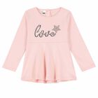 Girls Pink & Black Leggings Set, 1, hi-res