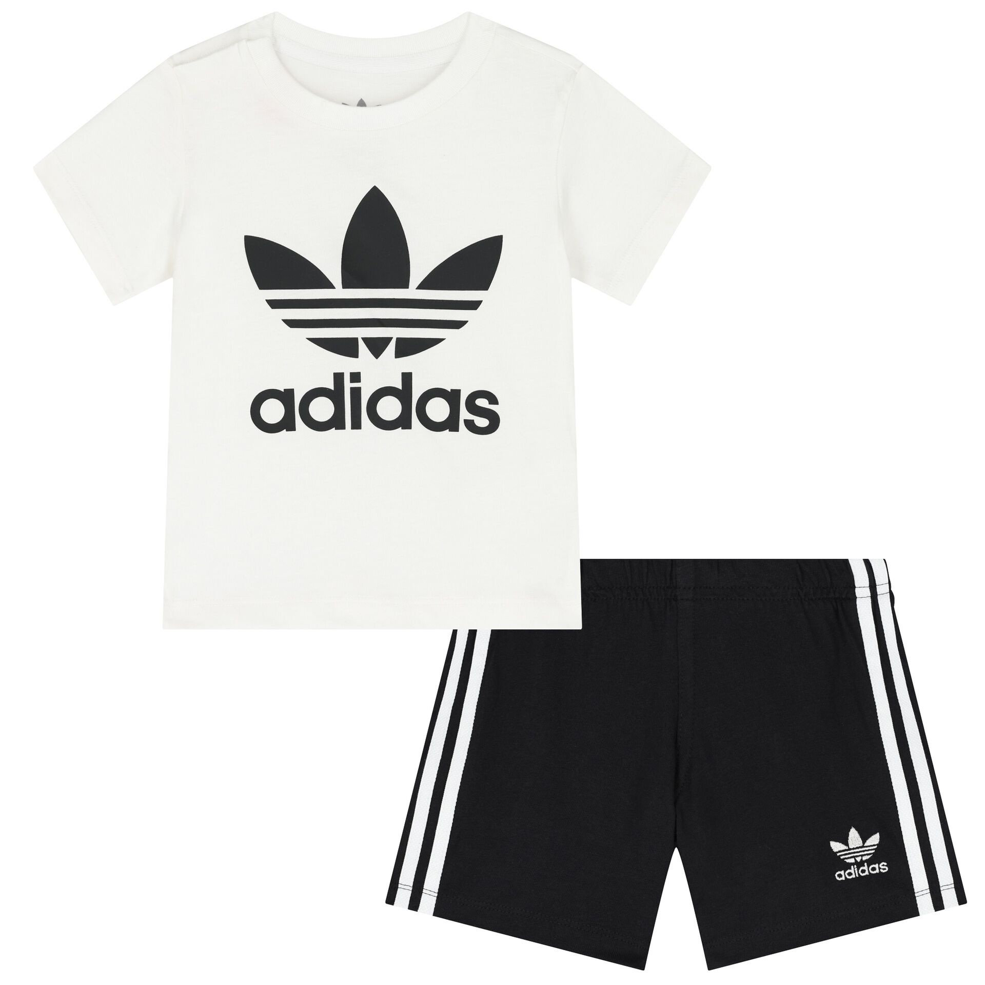 Adidas black set best sale