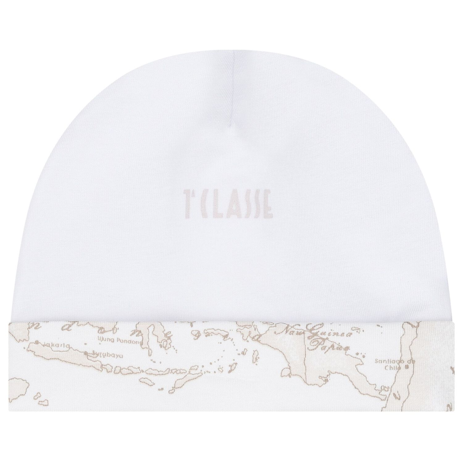 White & Beige Geo Map Babygrow Gift Set, 1, hi-res