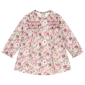Baby Girls Pink Floral Dress