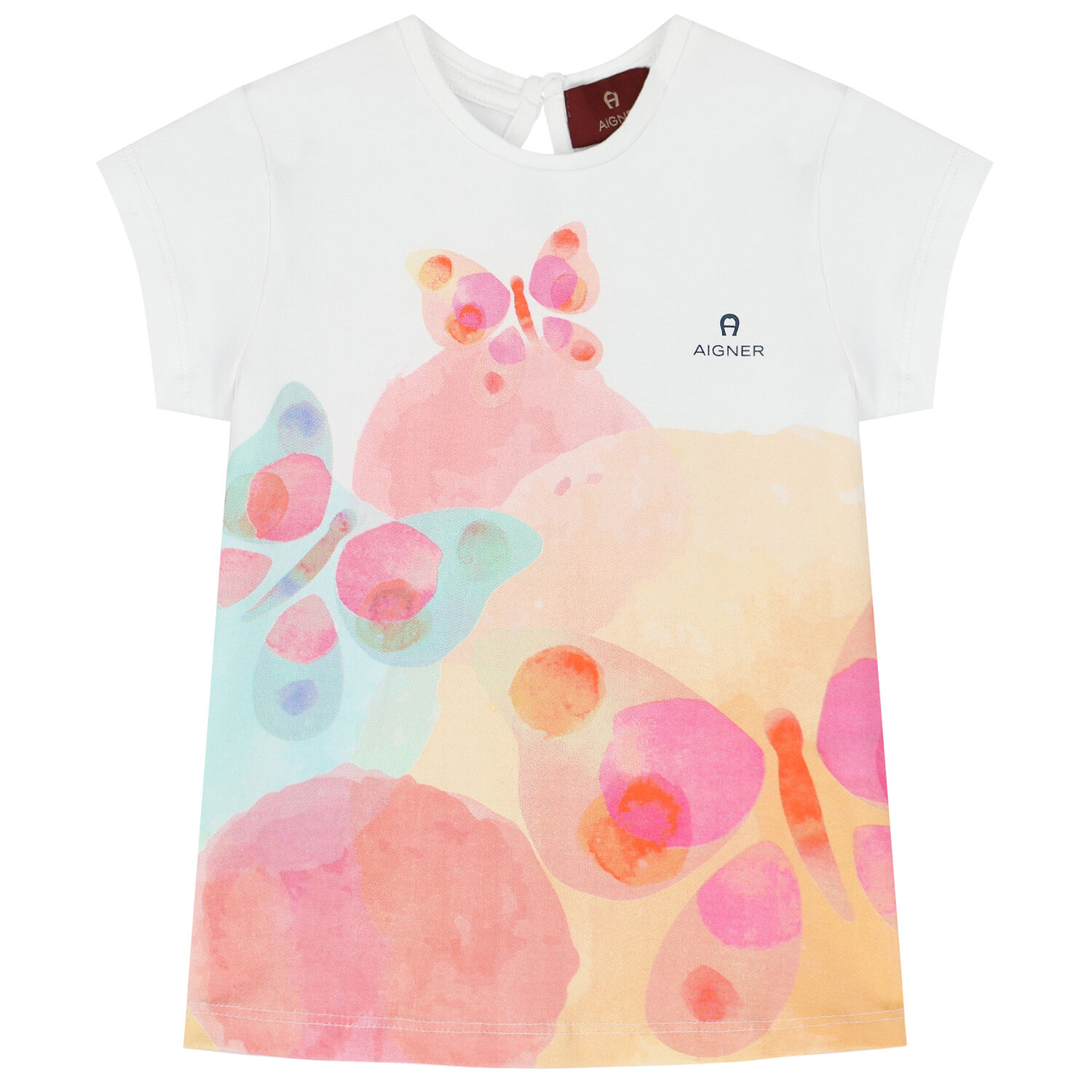 Younger Girls White Butterfly Leggings Set, 1, hi-res