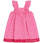 Girls Pink Logo Dress, 1, hi-res