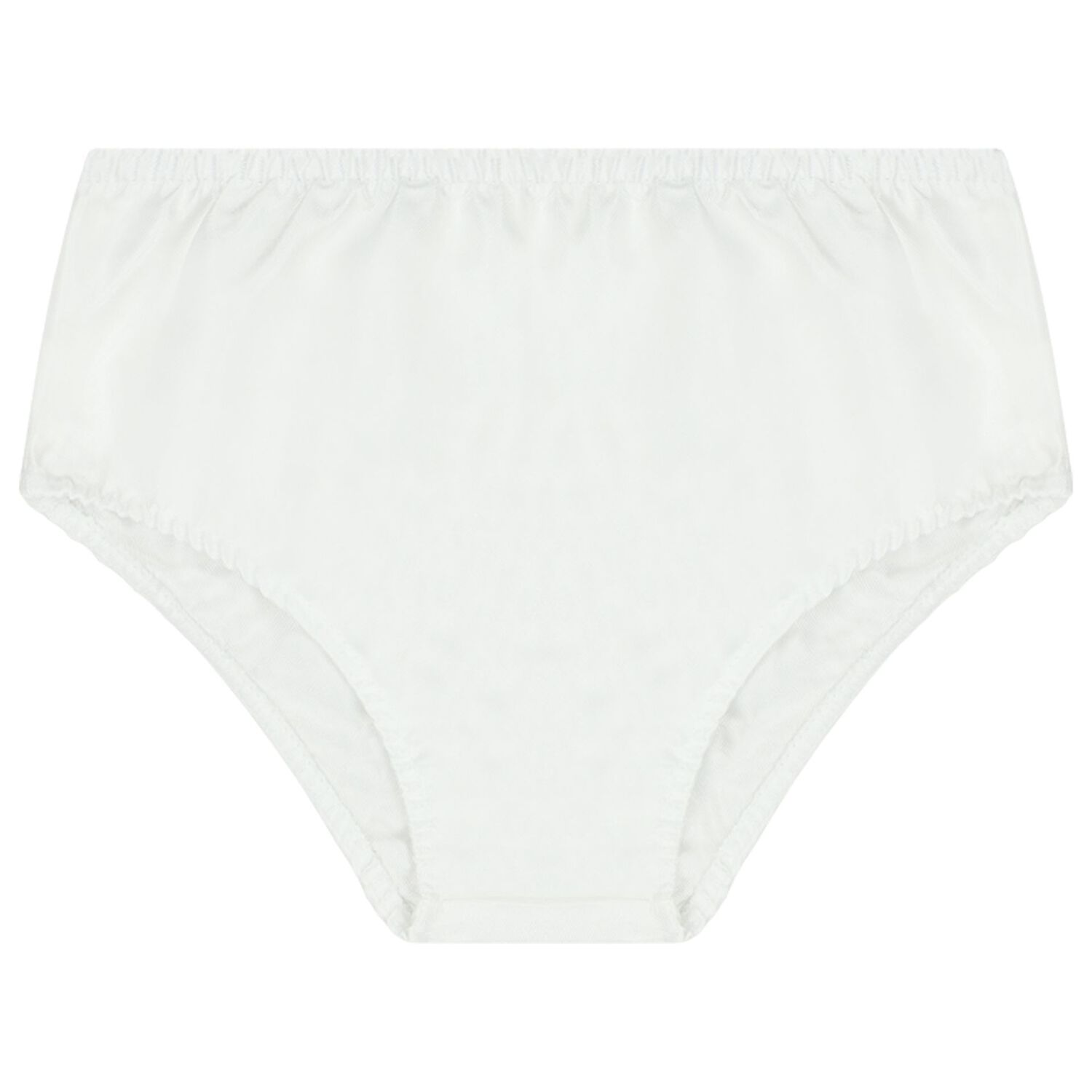 Baby Girls Ivory Flower Satin Dress Set, 1, hi-res