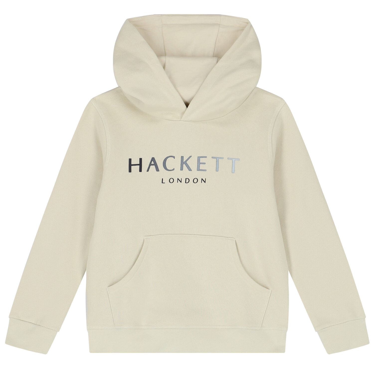 Boys Ivory Logo Hooded Top, 2, hi-res