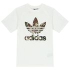 White Trefoil Logo T-Shirt, 1, hi-res