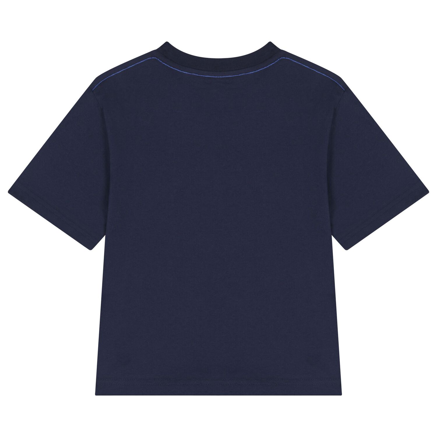 Boys Navy Blue Logo T-Shirt, 2, hi-res