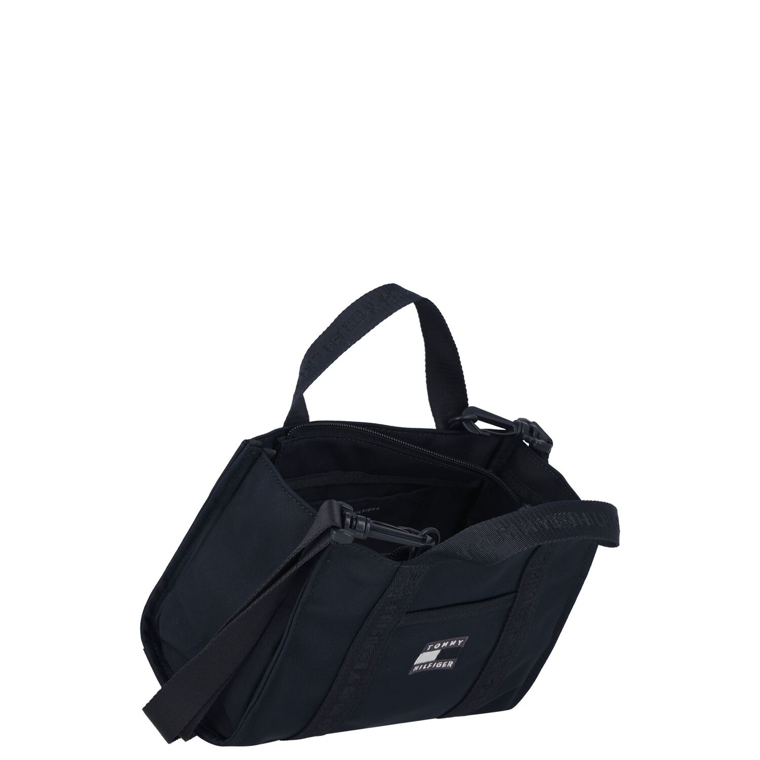 Girls Navy Blue logo Hand Bag ( 22cm ), 1, hi-res
