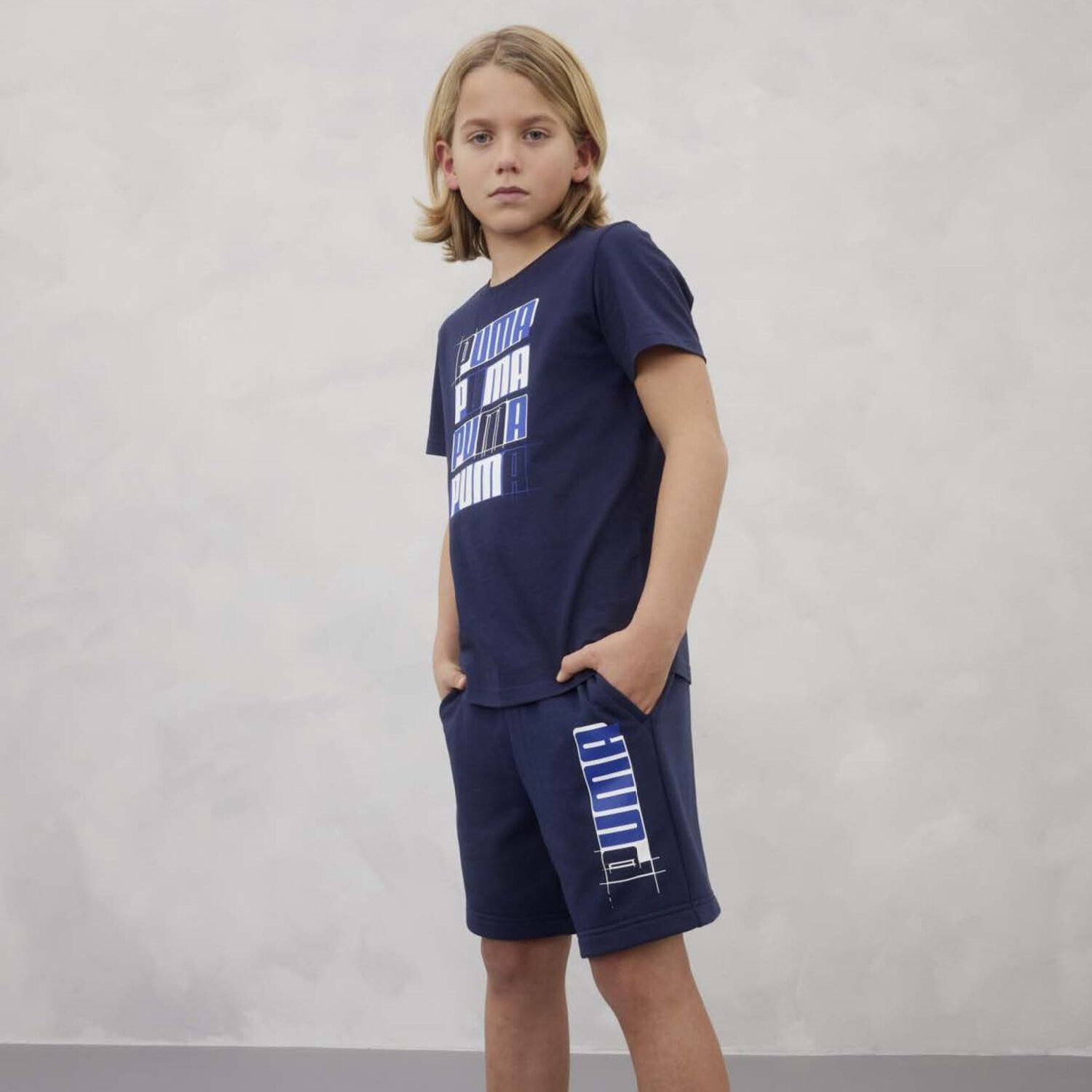 Boys Blue Logo T-Shirt, 2, hi-res
