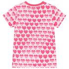 Girls Pink Heart Logo T-Shirt, 3, hi-res