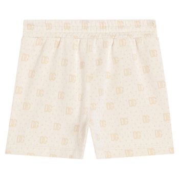 Baby Boys Ivory Logo Shorts