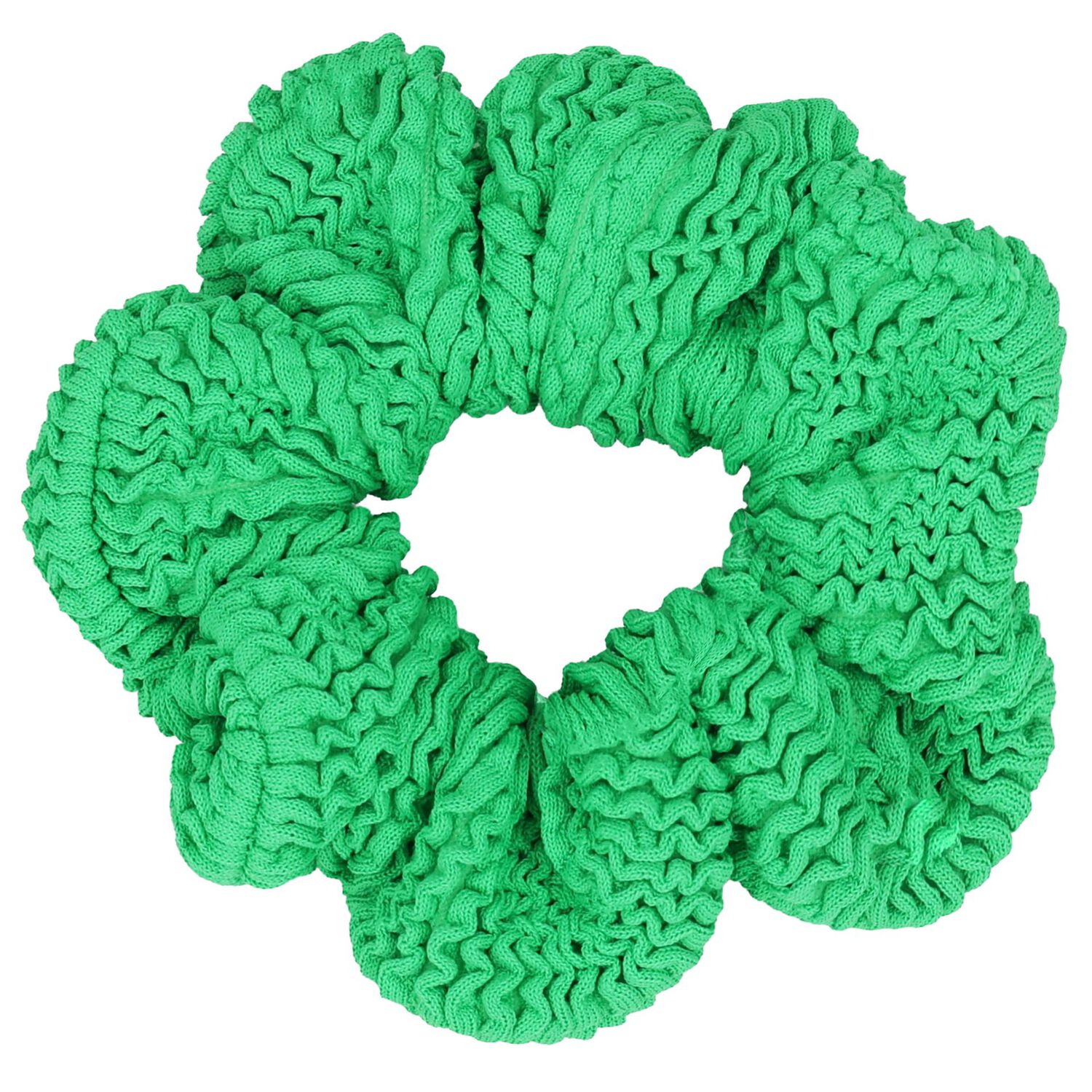 Girls Green, Yellow & Blue Crinkle Scrunchies ( 3 Pack ) , 1, hi-res