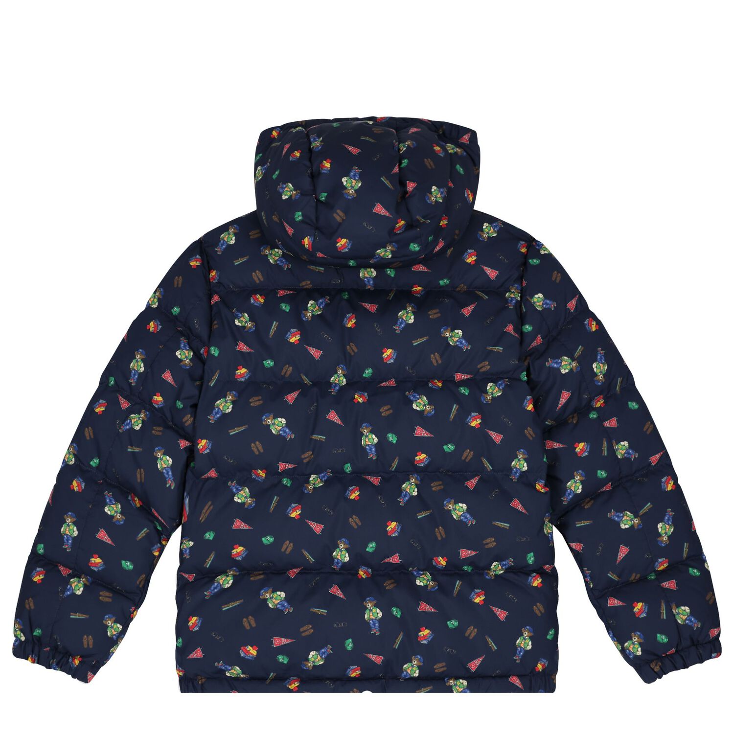 Boys Multicolor Logo Puffer Jacket, 1, hi-res image number null